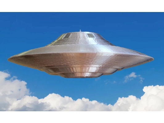 lazar sport model ufo by mczapla alien spaceship area 51 flying saucer uap 3d print model - Mito3D