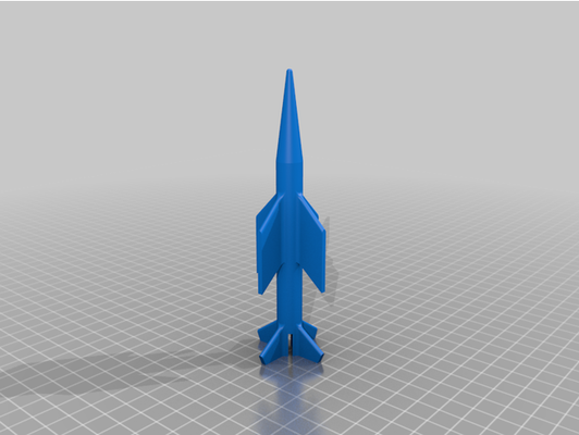 löwe zug rakete by damianb2 3d print model - Mito3D