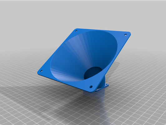 my customized parametrizable size to fan adapter manifold tube angle by gberetas 3d print model - Mito3D