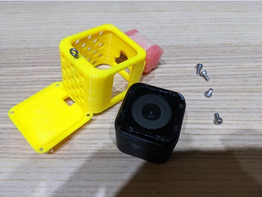 fishing camera cage gopro session4 by david liao 3d print model - Mito3D