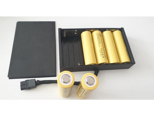 21700 battery case 2s 4s 6s springs fast replacement by lukegluke holder fpv 3d print model - Mito3D
