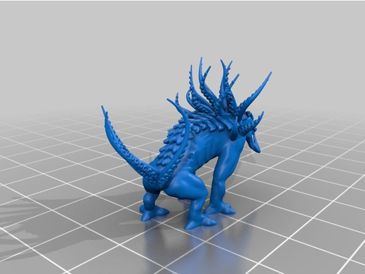 frosthaven boss proxy harbinger of shadow by virtuallyjason gloomhaven miniature 3d print model - Mito3D