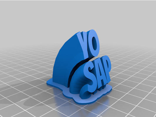 yo by stella tonno personalizzato 3d print model - Mito3D