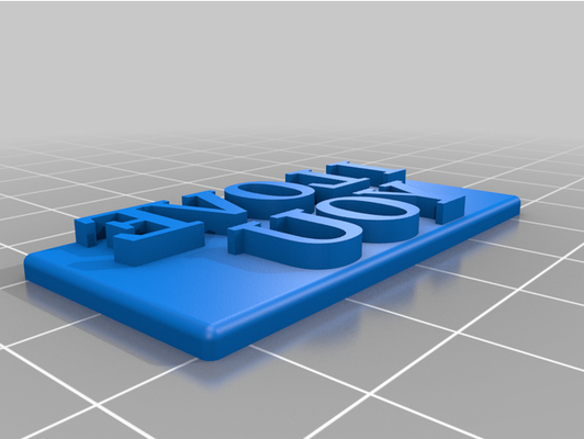 my personalizado sello cambiable texto by rosa 3d print model - Mito3D