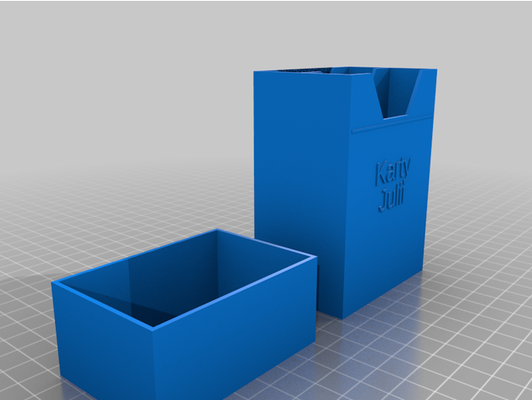 my personalizzato carta gioco scatola giochi by triskal111 3d print model - Mito3D