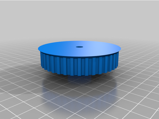 my customized parametric pulley - lots of tooth profiles by hyperguy1979 3d print model - Mito3D
