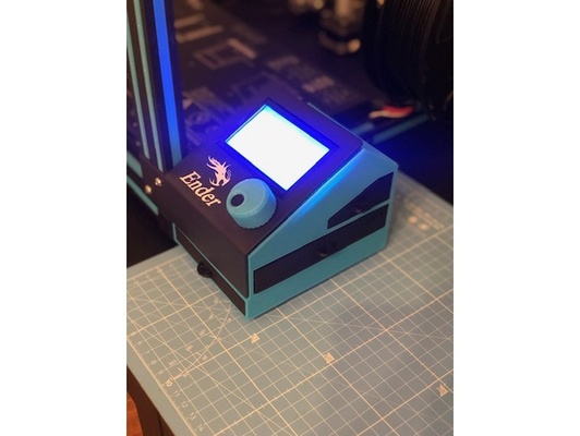 ender 5 pro display drawers by aeekhout03 3d printer creality upgrades 3d print model - Mito3D