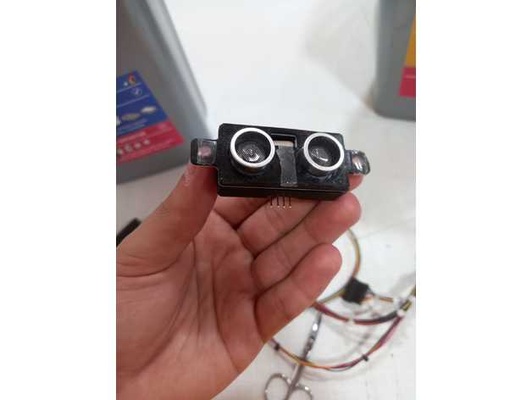 hc sr04 ultrasonico sensor astuccio guaina fisso by microdrigues 3d print model - Mito3D