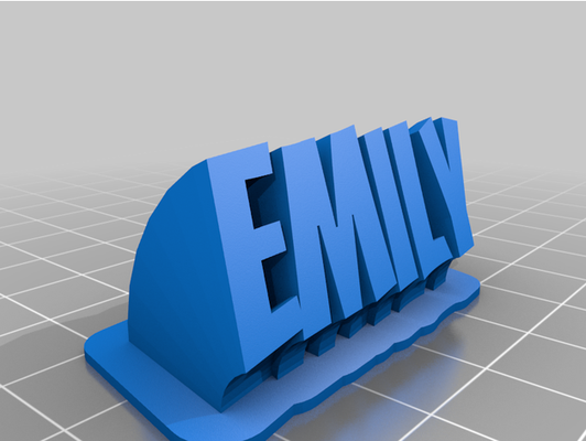 emily by wolf9999 customized 3d print model - Mito3D
