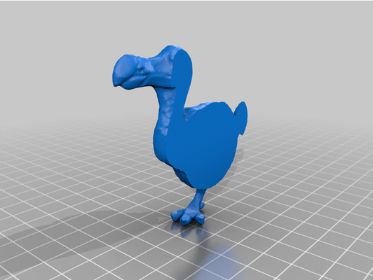 dodo bird magnet by noticeddiamond fridge 3d print model - Mito3D