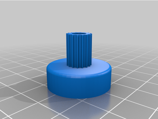 my customized parametric pulley - lots of tooth profiles by 840vladimir 3d print model - Mito3D