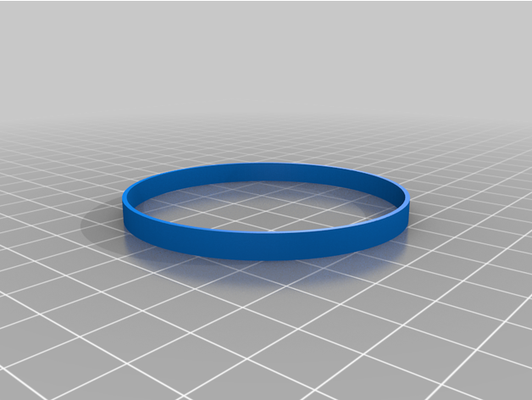 601mm to 62mm brake rotor centering ring by poormanmods 3d print model - Mito3D