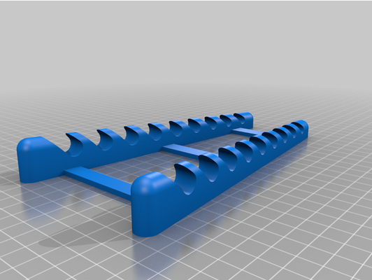 my customized spanner rack by dadministrator 3d print model - Mito3D