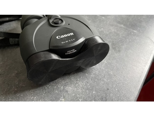 canon 10x30 is binoculars lens cover by beastymantis adapter cap protector 3d print model - Mito3D