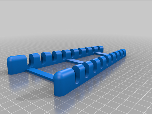 my customized spanner rack by dadministrator 3d print model - Mito3D