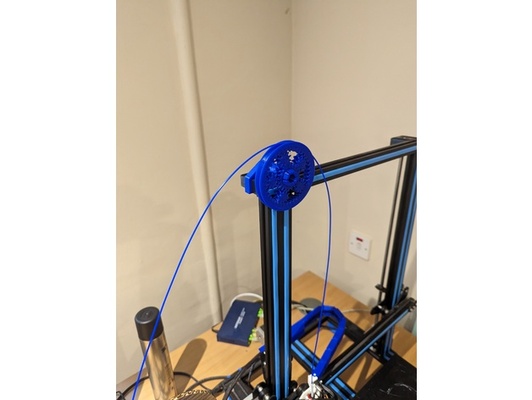 filament guide pully by ianewby 3d print model - Mito3D