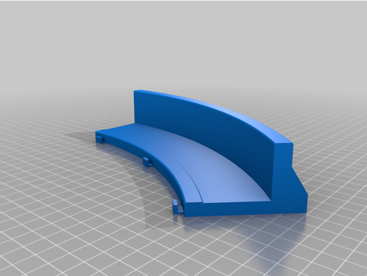 escalextrico barreira peças by camadas groovy scalextrics fenda carro pista 3d print model - Mito3D