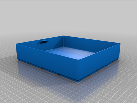 raaco 55 storage container label - flat by thepracticalengineer gridfinity assorter 3d print model - Mito3D