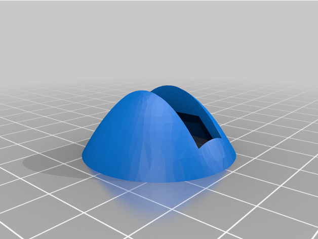 zanussi gas oven knob guard by amateur prints 3D print model - Mito3D