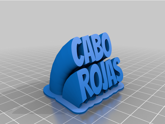 cabo rosso by sagawtf personalizzato 3d print model - Mito3D