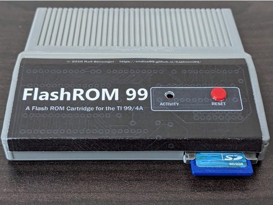 ti99 flashrom99 shell romox style by dphirschler flashrom 99 texas instruments ti994a 3d print model - Mito3D