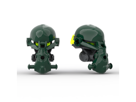 proto zatt congo máscara by rothanak bionicle kanohi lego mahri 3d print model - Mito3D