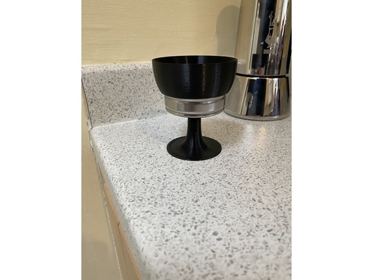 moka topf trichter base halter unterstützung by abonnieren bialetti kaffee stand 3d print model - Mito3D