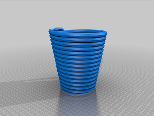 vase by moonztar flower spiral twisted design mode 3d print model - Mito3D