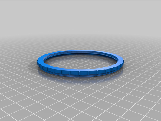my customized camera filter adapters 86 by ourastrolife 3d print model - Mito3D