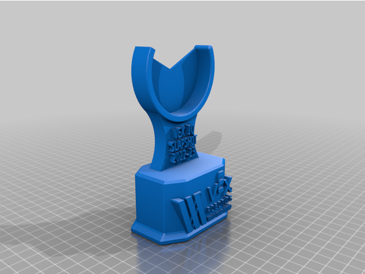 vex iq slapshot trophy by jdouwstra robotics viqc 3d print model - Mito3D
