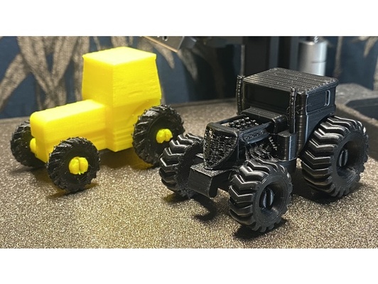 tractor remezclar by denispavlov 3d print model - Mito3D