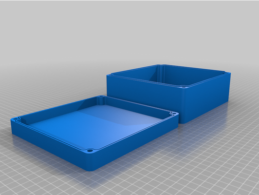 my personalizzato impermeabile elettronico scatola allegato by amanlin 3d print model - Mito3D