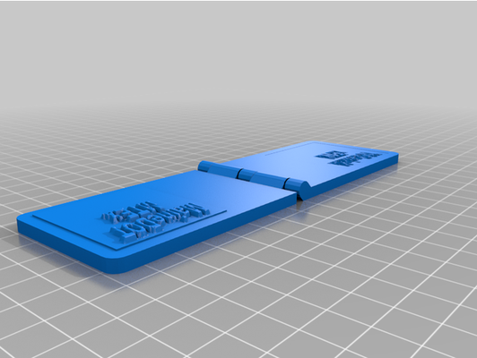 my customized embossing stamp mtex customizer fixed by pablosan 3d print model - Mito3D