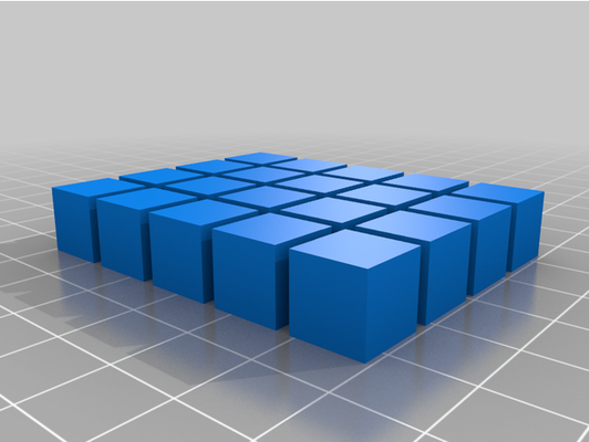 modified base 10 blocks by kwkosko addition division long manipulative multiplication subtraction 3d print model - Mito3D