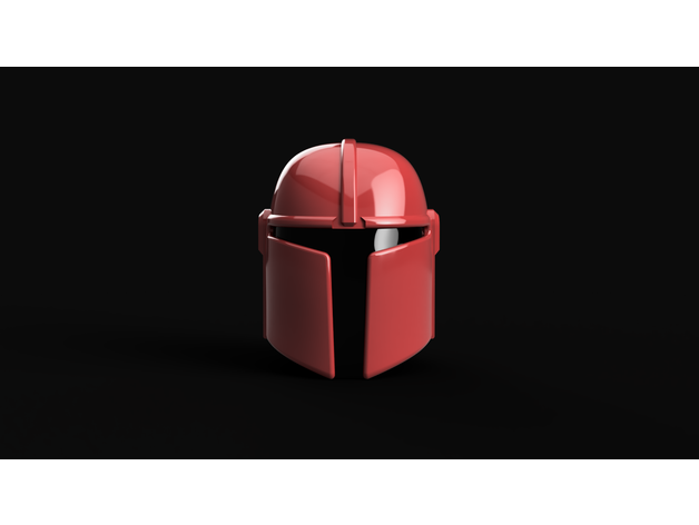 basic no cheek indent mando helmet by bozzy1979 mandalorian starwars star wars 3D print model - Mito3D