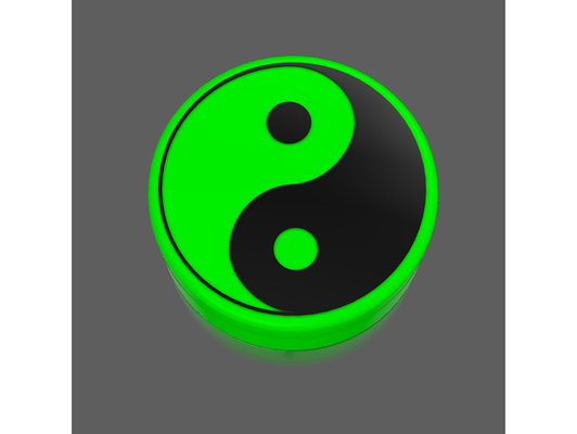 yin-yang container by kcwarthog3d balance yang yin 3d print model - Mito3D