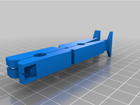 cable-mountable clothespin by ishanb 3d print model - Mito3D