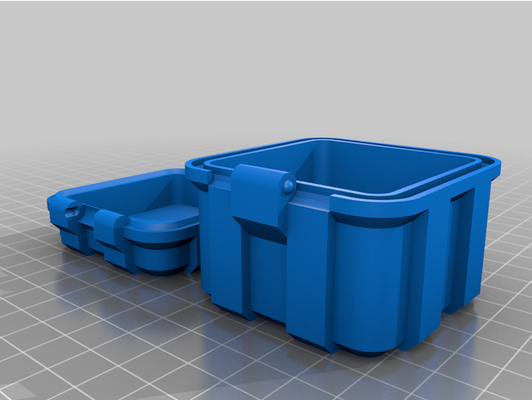 my personalizado parametrizável áspero caixa v2 openscad by devagar 3d print model - Mito3D