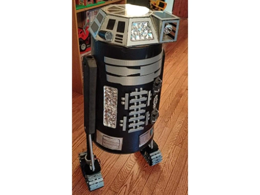 phil 3 8 tank drive units astromech inspired droid by rhouse21 r2d2 tracks tread 3d print model - Mito3D