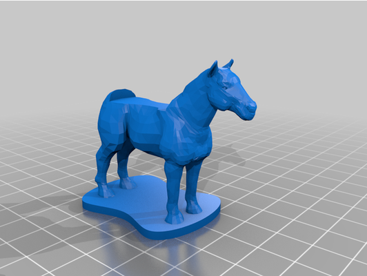 caballo montar 28mm miniatura apoya by lex2 3d print model - Mito3D