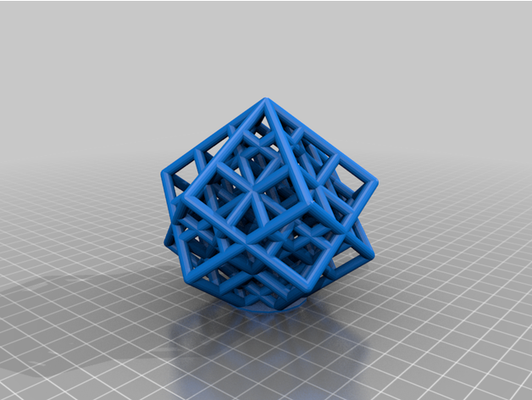 my personalizzato reticolo cubo tortura test by zekeburton 3d print model - Mito3D