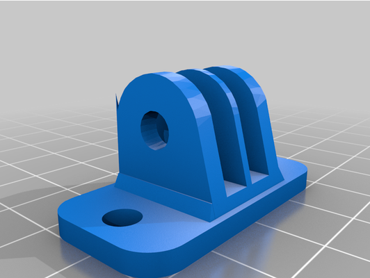 valutare pod regolabile piatto montaggio base adattatore by brooklynbay 3d print model - Mito3D