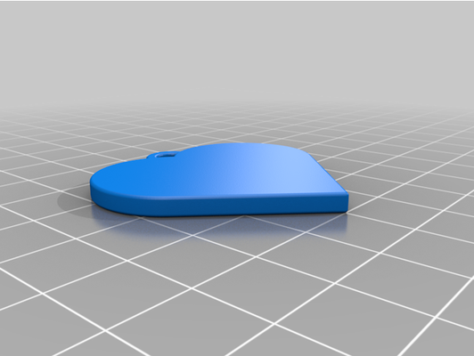 my angepasst herz schlüssel fob cath by katz 3d print model - Mito3D