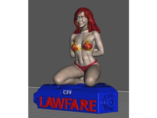 cfk vestido guerra leyes by thenandubros3d 3d print model - Mito3D