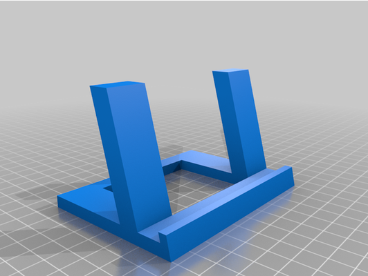 desk tablet stand by ou2mame ipad holder 3d print model - Mito3D