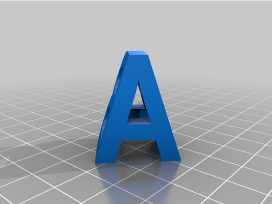 my personalizzato dual lettera blocchi illusione personalizzatore by amalbia 3d print model - Mito3D