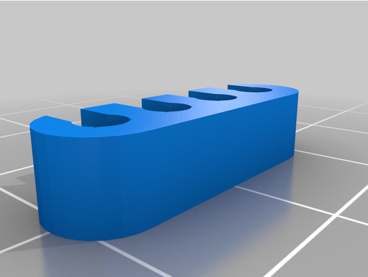 my özelleştirilmiş basit kablo klips by ralph kl 3d print model - Mito3D