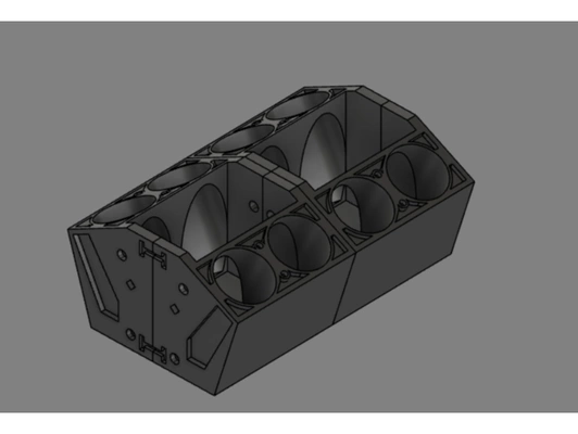 engine drink cooler by goose print holder 3d print model - Mito3D