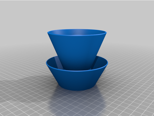 pythagoras tasse by bibliothèque oulunkyl 3d print model - Mito3D