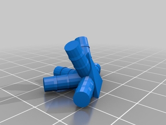 verbinder gießen fraktal de sierpinski avec strohhalme by mathemari 3d print model - Mito3D
